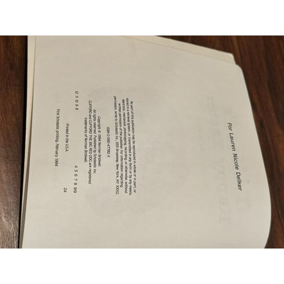 Cliffords Happy Easter By Norman Bridwell Scholastic Paperback Childrens Book - Picture 4 of 4